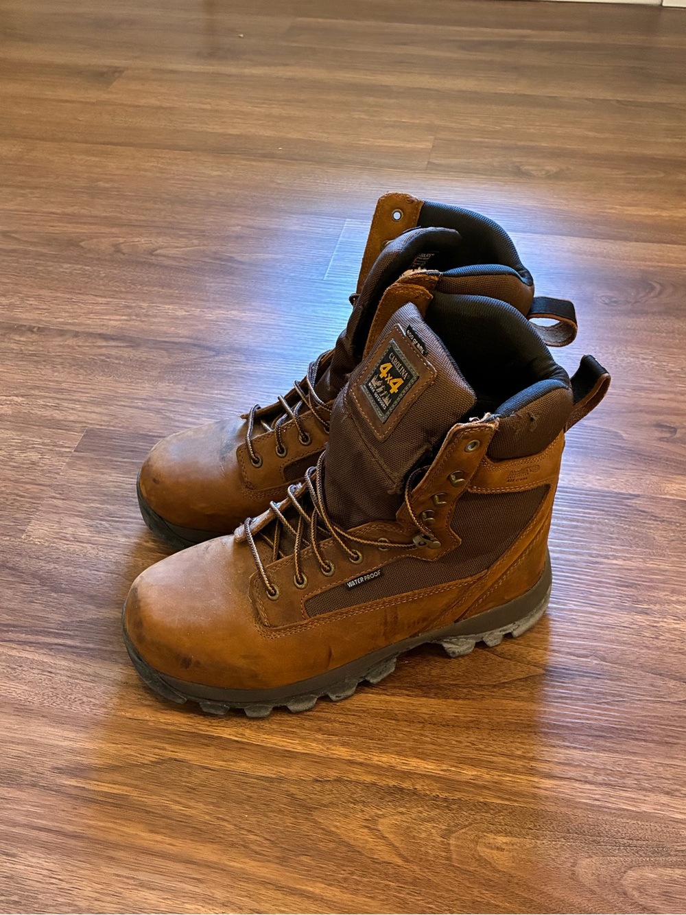 Carolina Forrest Waterproof Leather Work boots CA4015 800 Gram Mens Size 13 D